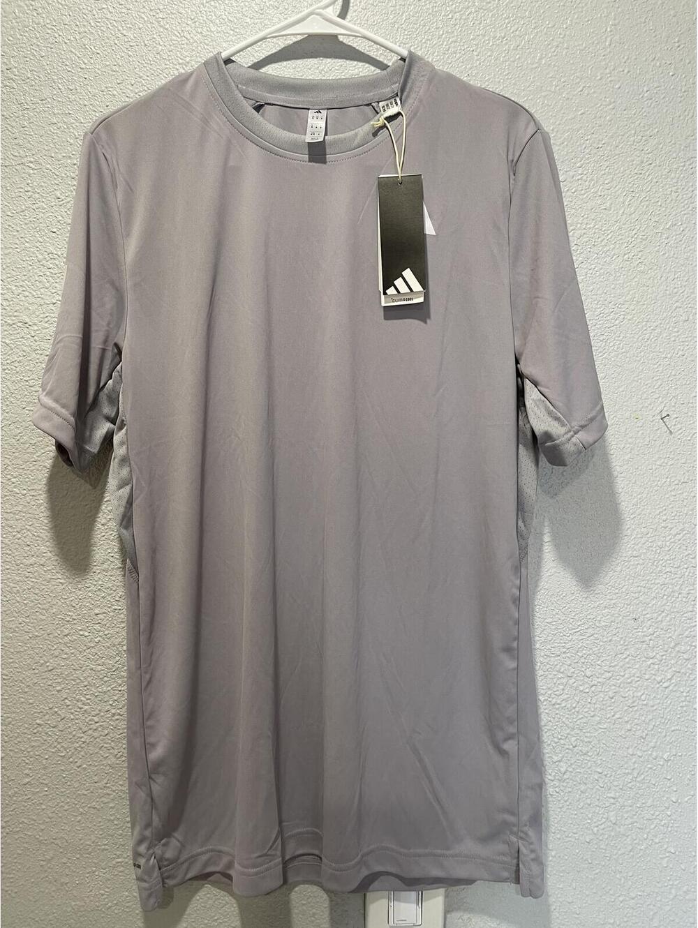 Adidas Men's Athletic Shirt Size L Gray New with Tags